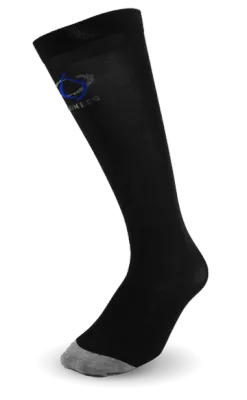 Cool Thins Long Black Socks