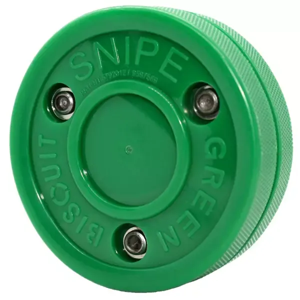 Dark Green Biscuit Snipe Puck