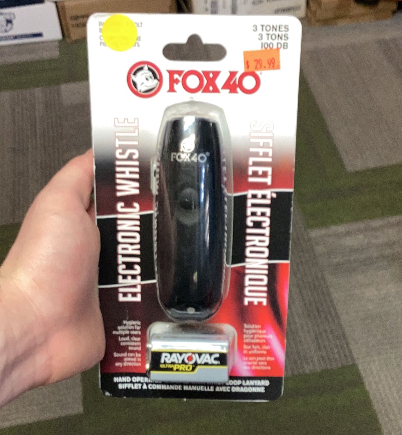 Fox 40 electronic whistle