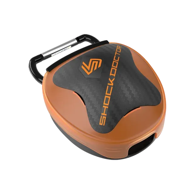 SHOCKDOCTOR Orange MOUTHGUARD CASE