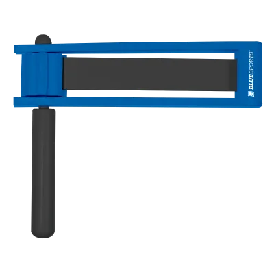 Blue Sport Wood Rattle Blue