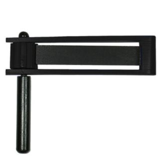Blue Sport black Wooden Rattle