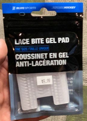 Blue Sport Lace Bite Gel Pad