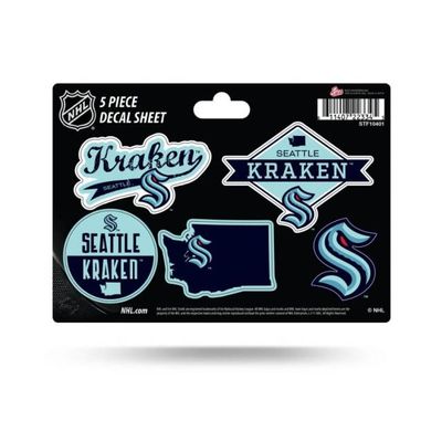 Seattle Kraken 5 Piece Decal Sheet