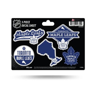 Toronto Maple Leafs 5 Piece Decal Sheet