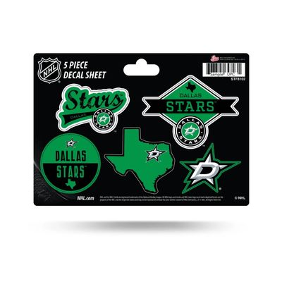Dallas Stars 5 Piece Decal Sheet