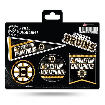 Boston Bruins 5 piece Decal Sheet