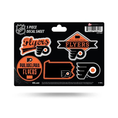 Philadelphia Flyers 5 Piece Decal Sheet