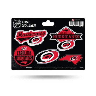 Carolina Hurricanes 5 Piece Decal Sheet