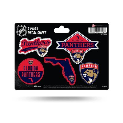 Florida Panthers 5 Piece Decal Sheet