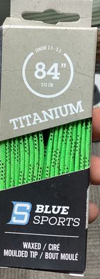 Blue Sport Green 84 Laces