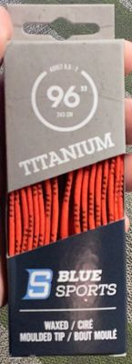Blue Sport Orange 96 Laces