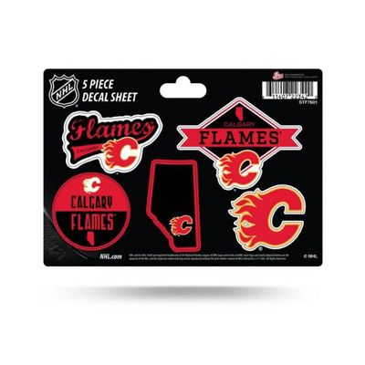 Calgary Flames 5 Piece Decal Sheet