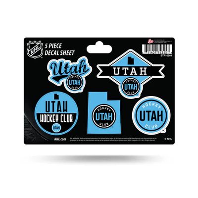Utah Hockey Club 5 Piece Decal Sheet