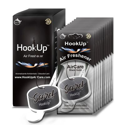 Hook Up Air Freshener Black Gold