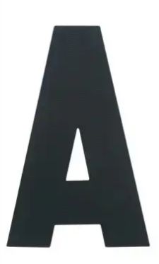 Assistant Captian Letter Black