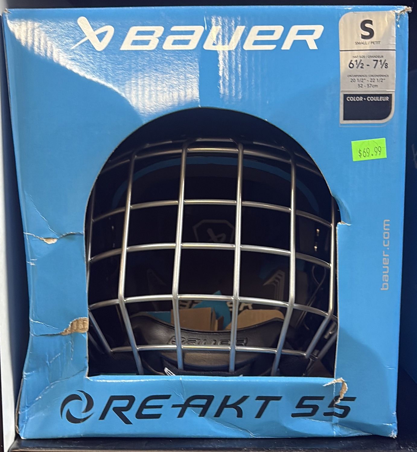 Bauer Reakt 55 Sr S Helmet