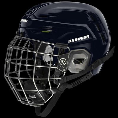 Warrior Alpha One Pro Sr M Navy Helmet Combo