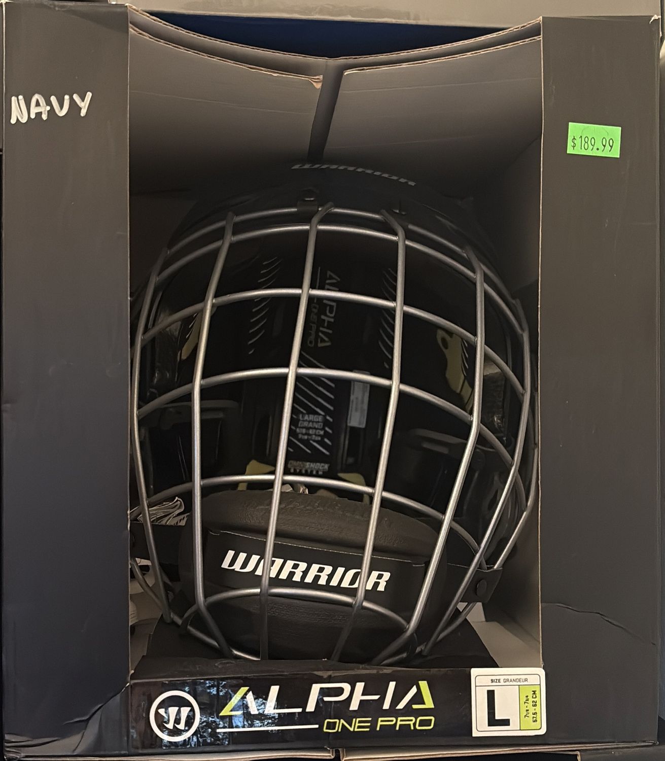 Warrior Alpha One Pro L Navy Helmet