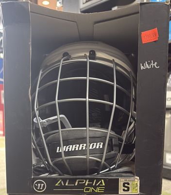 Warrior Alpha One S White Helmet