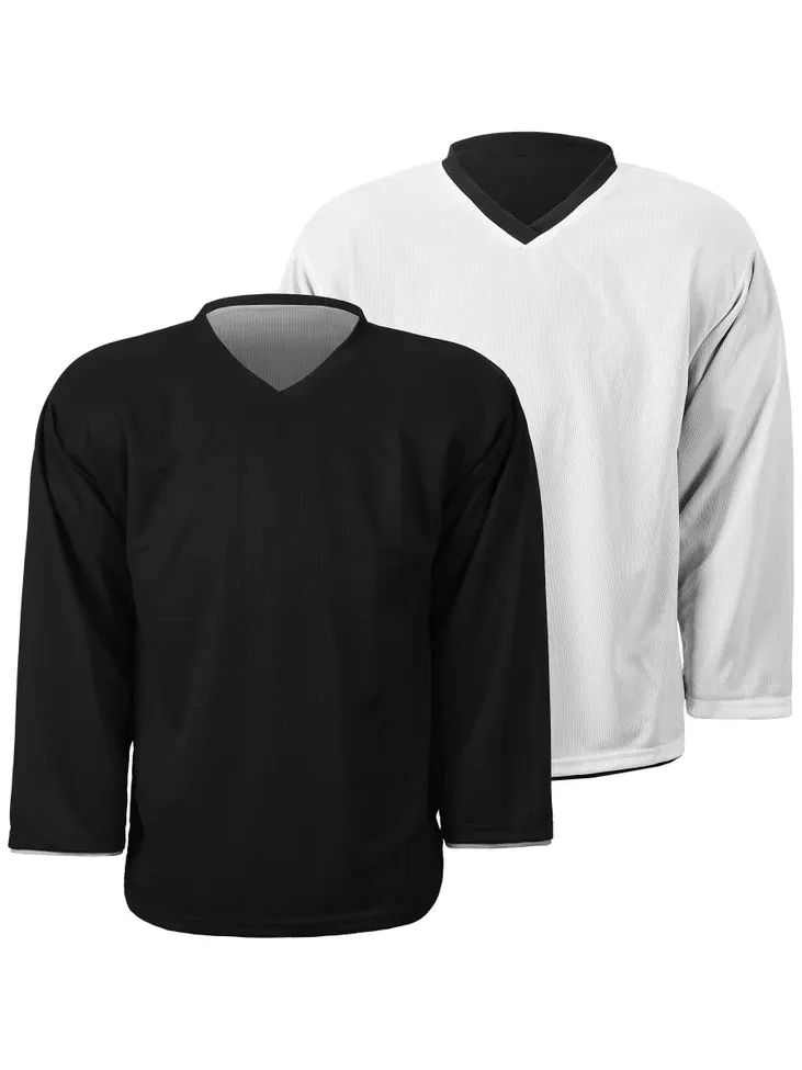 Sherwood Reversible Black White Sr L Jersey