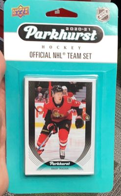 Parkhurst senators 20-21 nhl team set cards