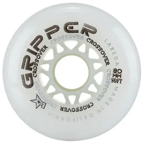 Labeda gripper crossover white 80 mm soft wheel