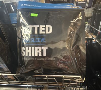 Blue Sport Jr Xs Fitted Long Sleeve Shirt