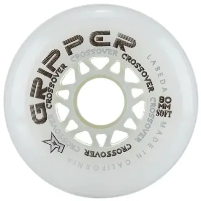 Labeda gripper crossover white 76mm soft wheel