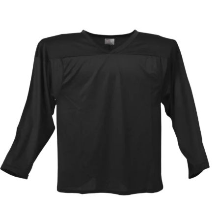 Powertek Black Sr M Jersey