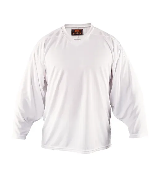 Flow White Sr L Jersey