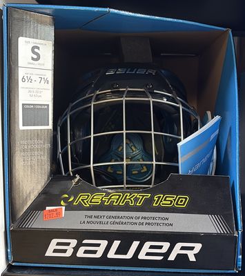 Bauer reakt s helmet combo