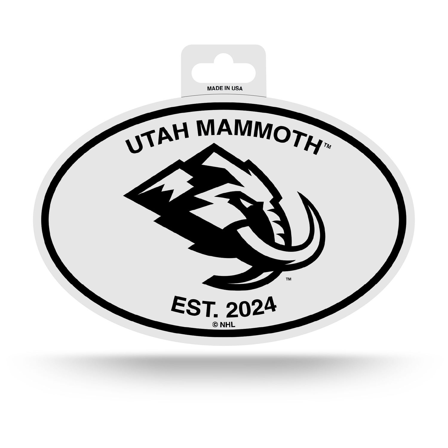 Utah Mammoth Oval Sticker