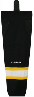 Tronx Black Yellow White 24 Hockey Sock
