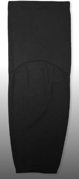 Solid Black Tyke Hockey Sock