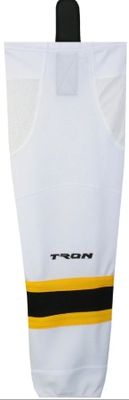 Tronx White Yellow Gold Sr 30 Hockey Sock