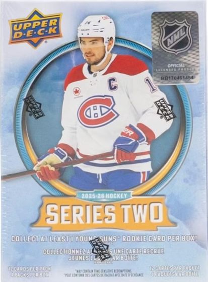 Upper deck series two 25/26 cards