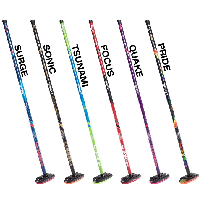 Goldline Impact Curling Broom All Colors