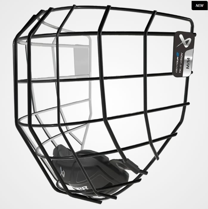 Bauer Contour 2 Facemask, Colour: Oreo, Size: XS