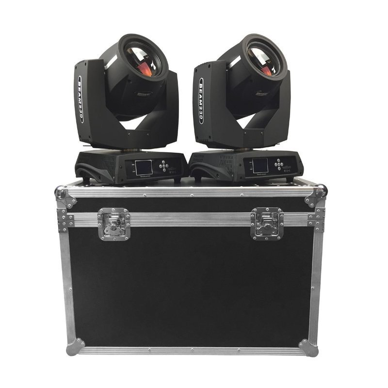 Pack : 2 LYRES OSRAM 7R 230W + FLIGHT CASE OFFERT