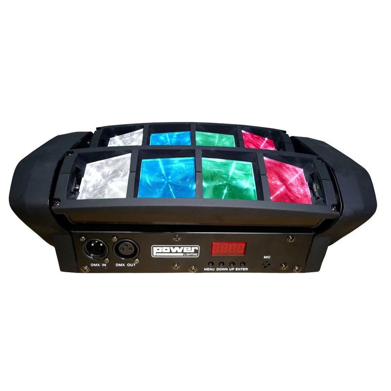 ​SPIDER POCKET Effet Lighting à led 8x3W