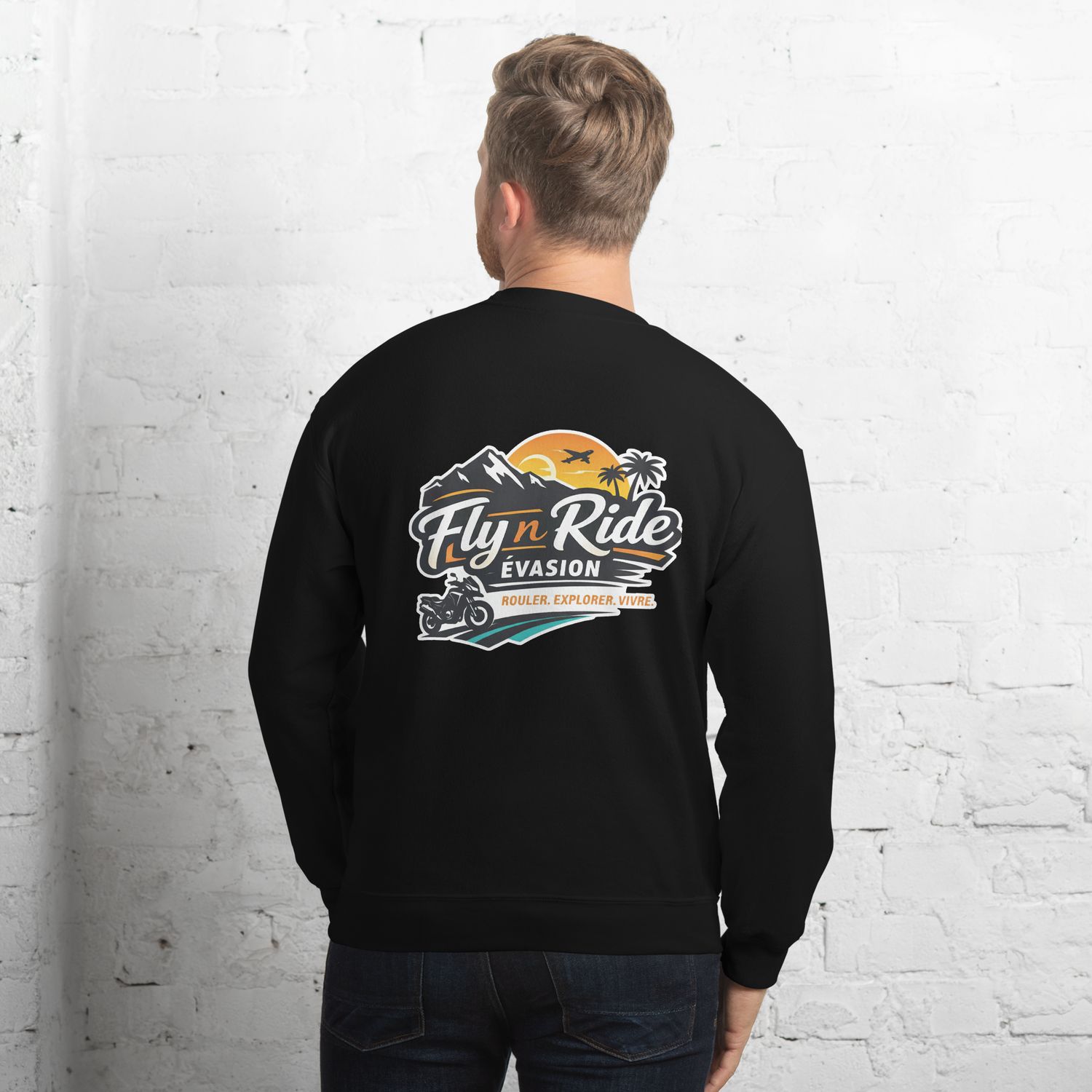 Fly n Ride ADVENTURE BIKE Unisex Sweatshirt