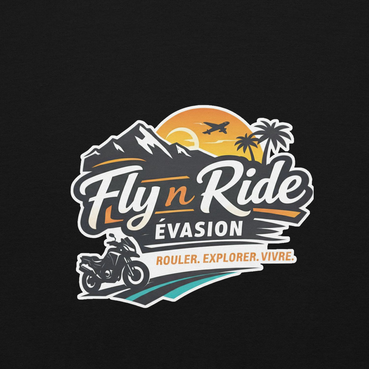 Fly n Ride ADVENTURE BIKE Unisex Sweatshirt