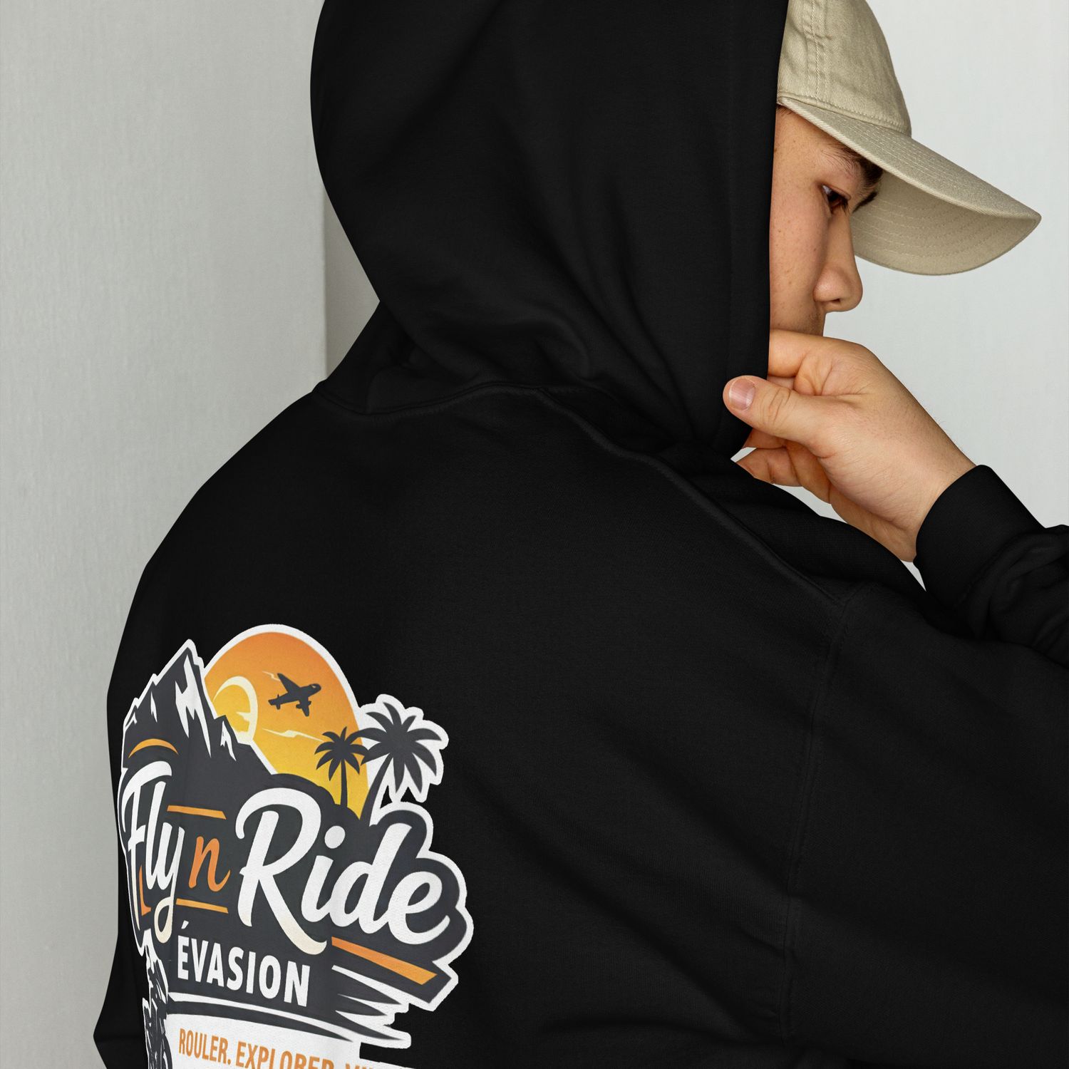 Fly n Ride ADVENTURE BIKE Unisex Hoodie