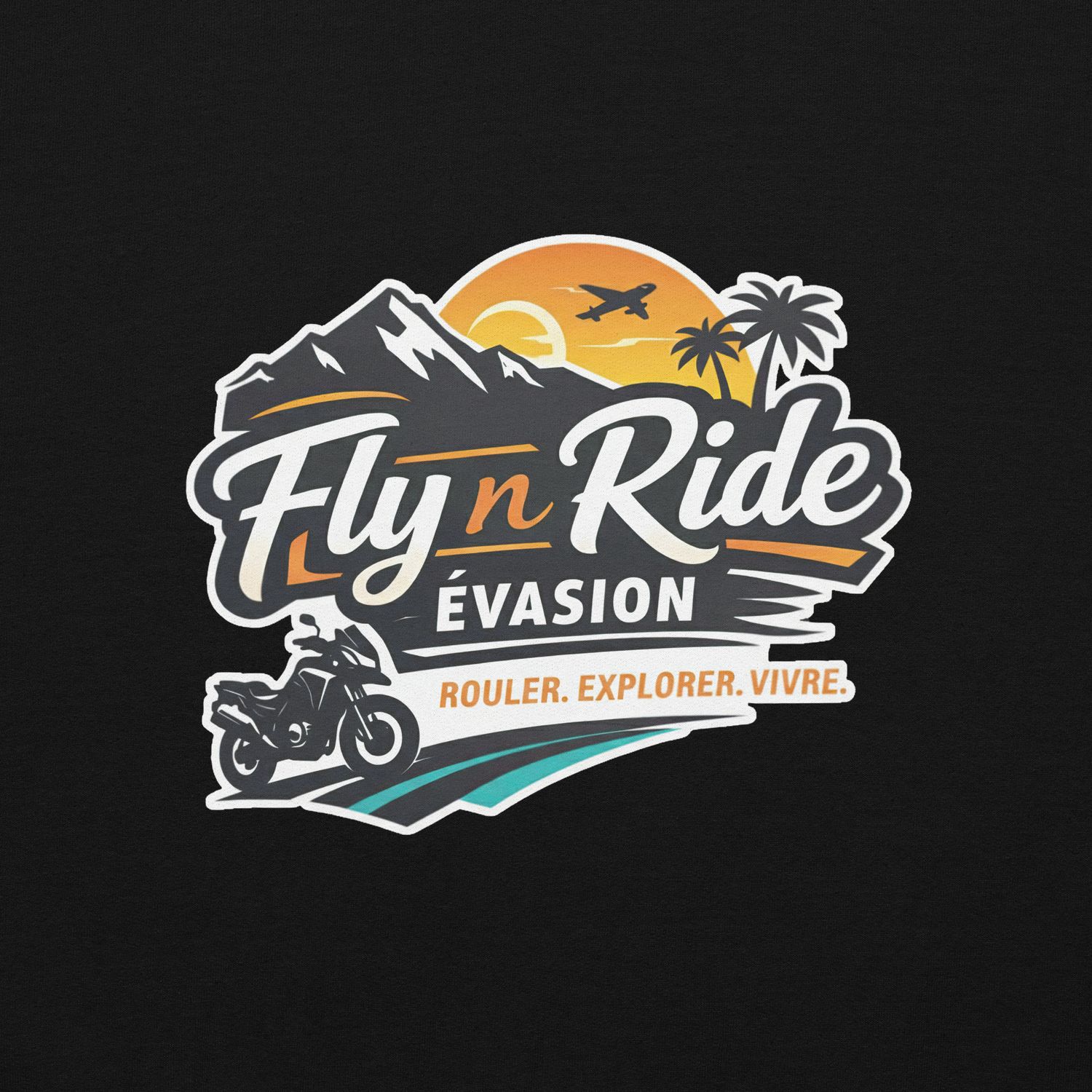 Fly n Ride ADVENTURE BIKE Unisex Hoodie