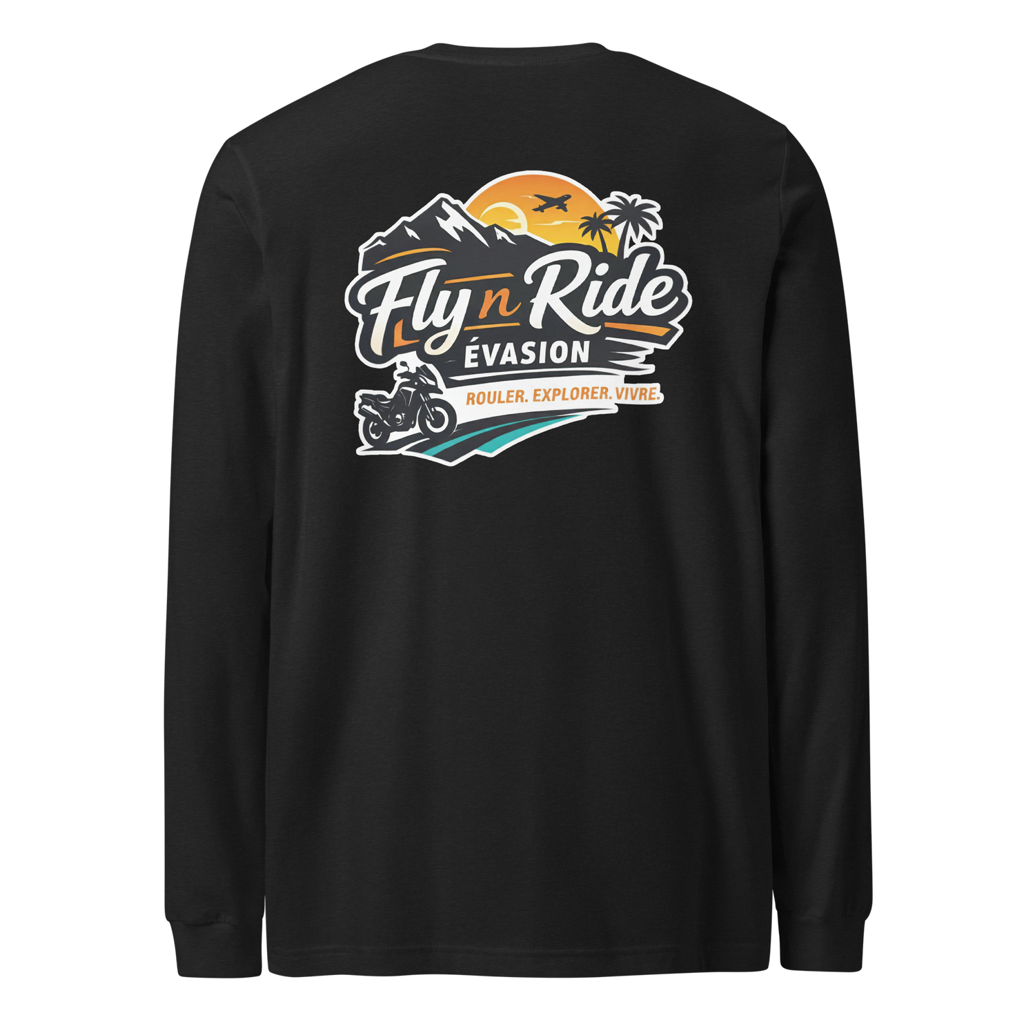 Fly n Ride ADVENTURE BIKE Long Sleeve Tee