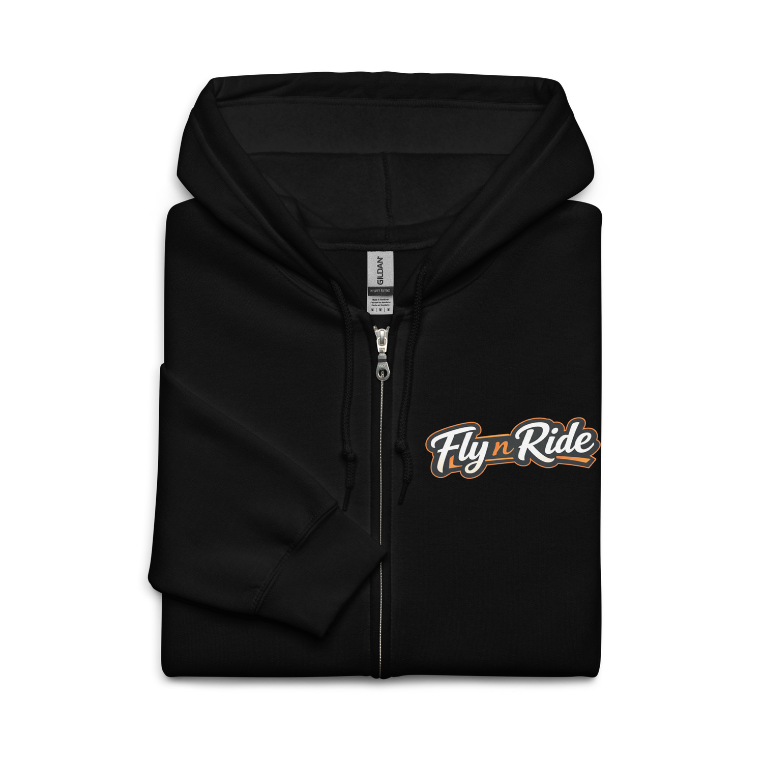 Fly n Ride ADVENTURE BIKE zippered hoodie