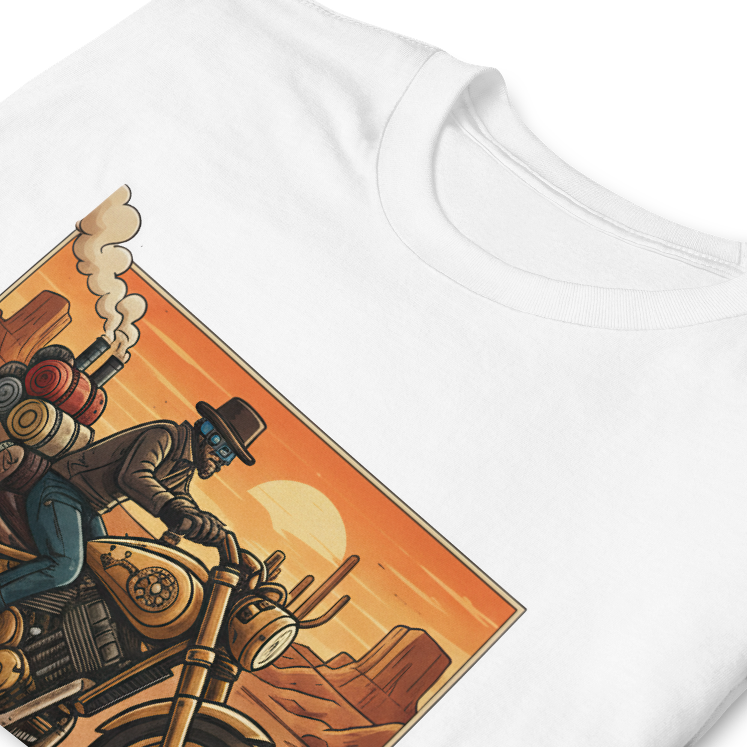 Clockwork Chopper Short-Sleeve Unisex T-Shirt
