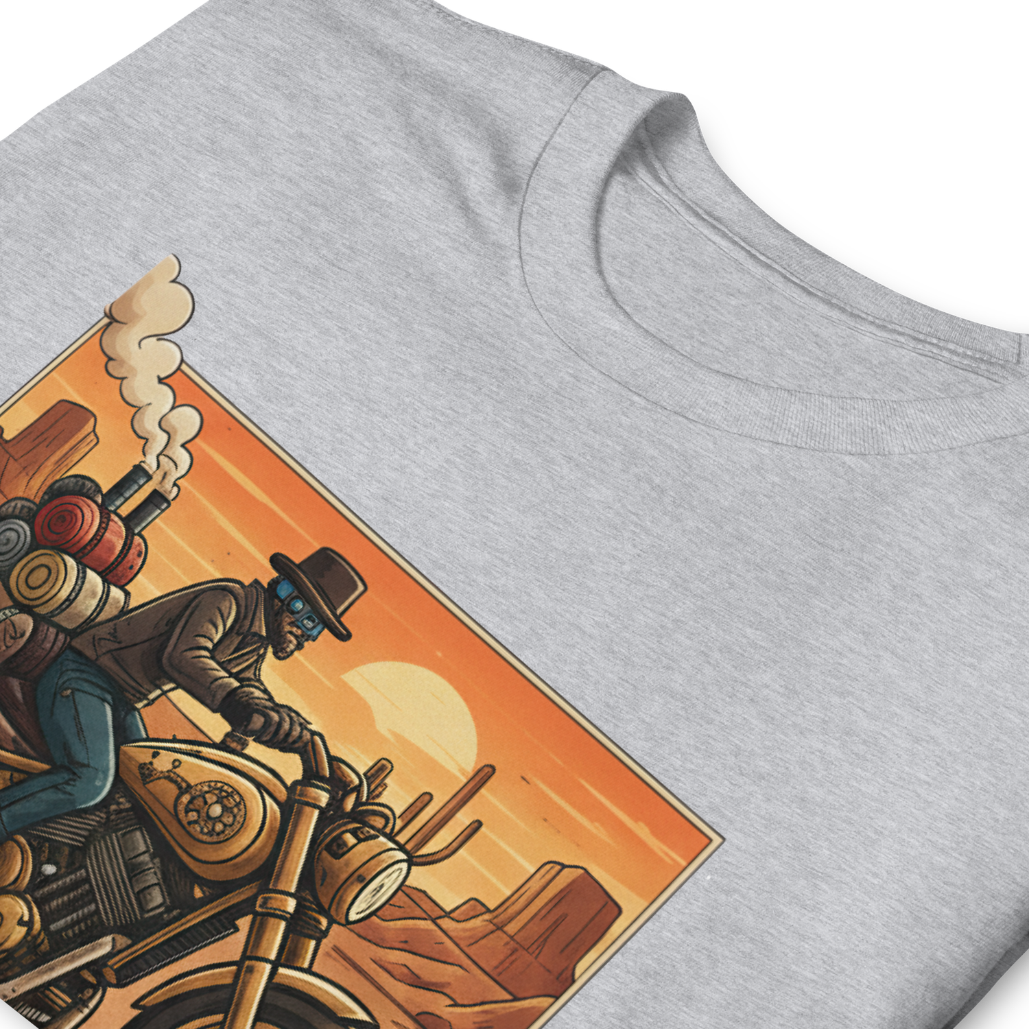 Clockwork Chopper Short-Sleeve Unisex T-Shirt