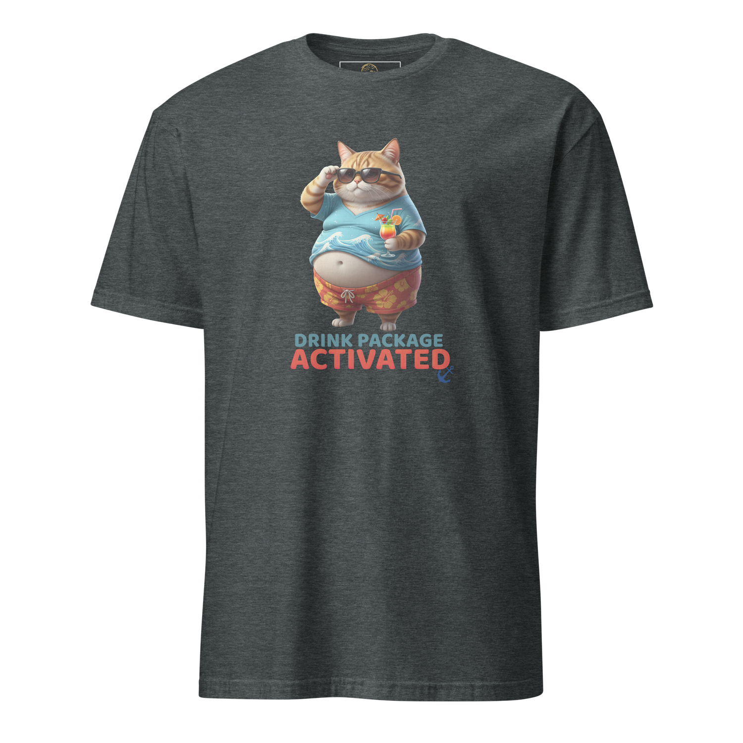 Chubby Cat on Vacay Short-Sleeve Unisex T-Shirt